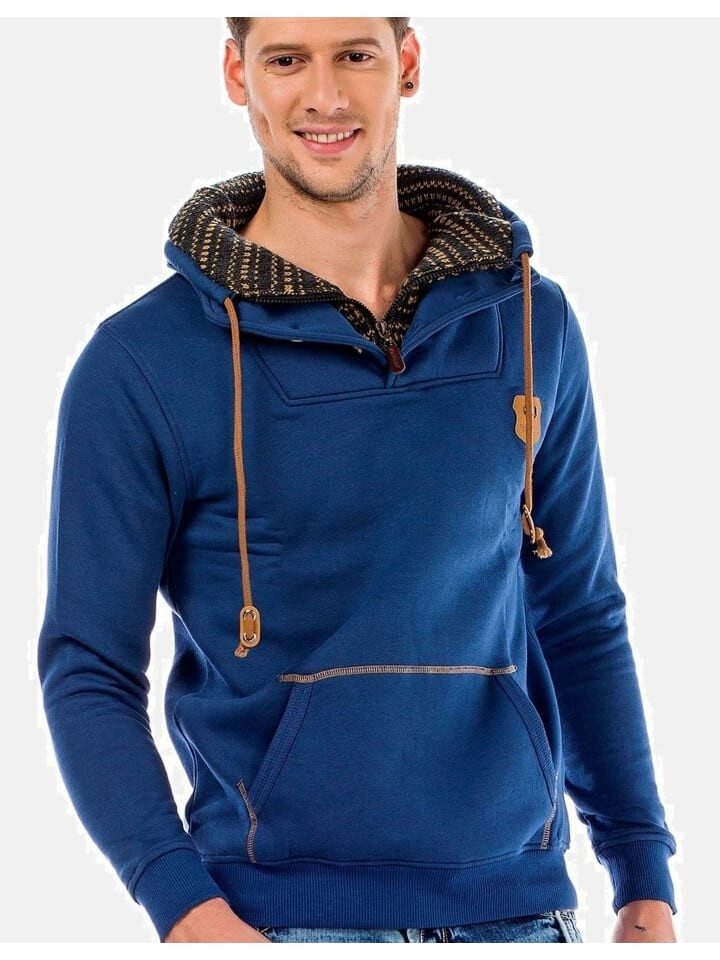 

Толстовка Cipo & Baxx Pullover, цвет indigo