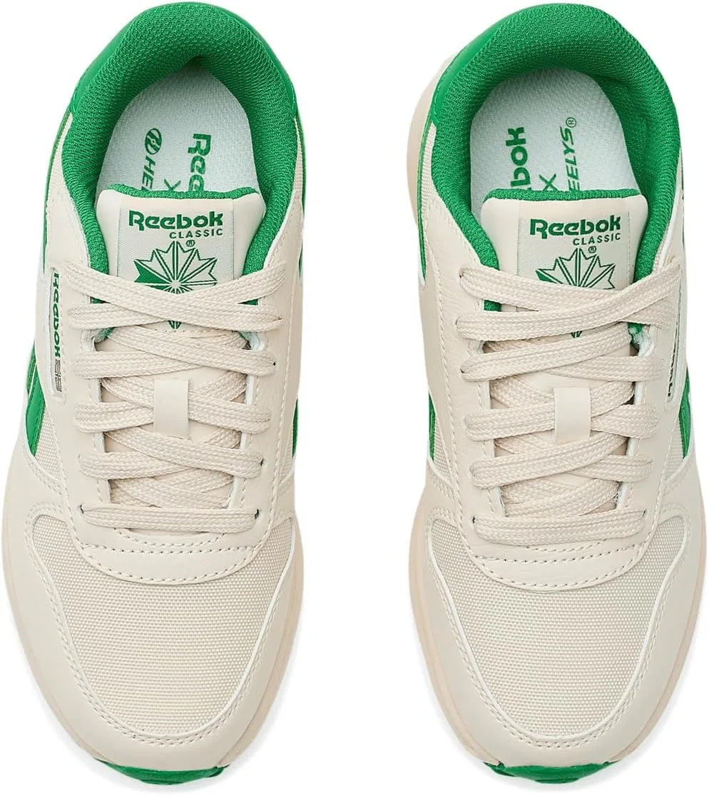 Кроссовки-ролики Heelys Reebok Classic, Cream/White/Green — фото 2