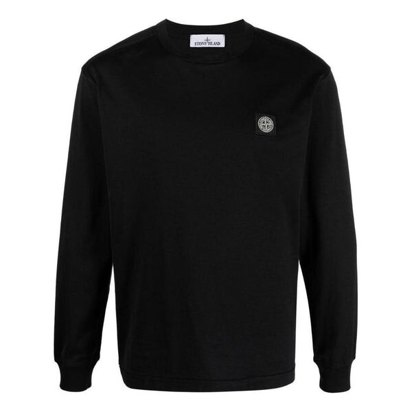 

Футболка long sleeve patch t-shirt 'black' Stone Island, черный