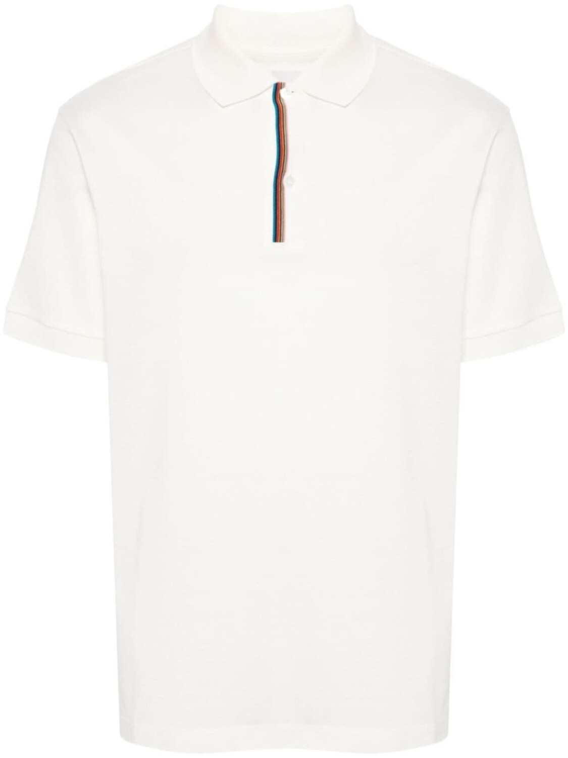 

Paul Smith рубашка поло с отделкой Signature Stripe, белый
