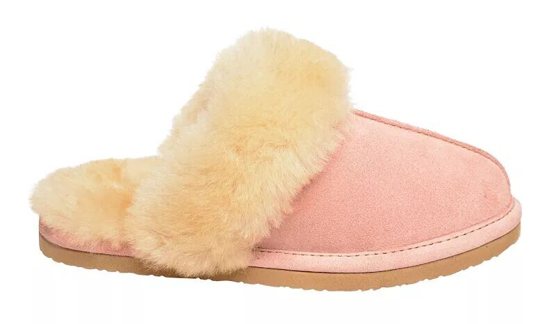 

Женские шлепанцы Minnetonka из овчины, розовый