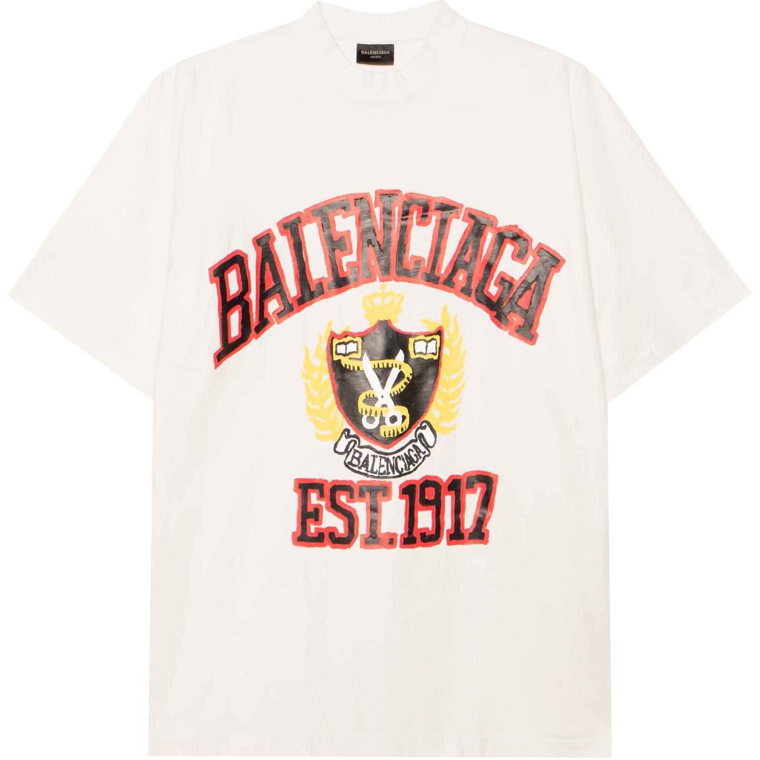 

Футболка Balenciaga, бежевая