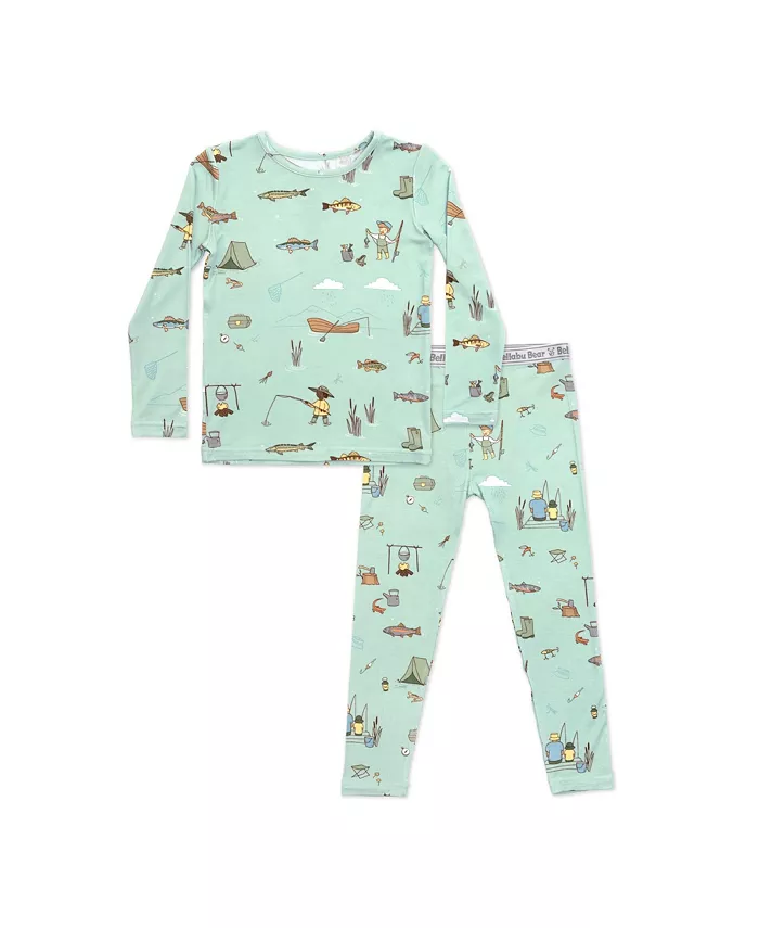 

Детский унисекс комплект пижамы Fishing из 2 предметов Bellabu Bear, синий