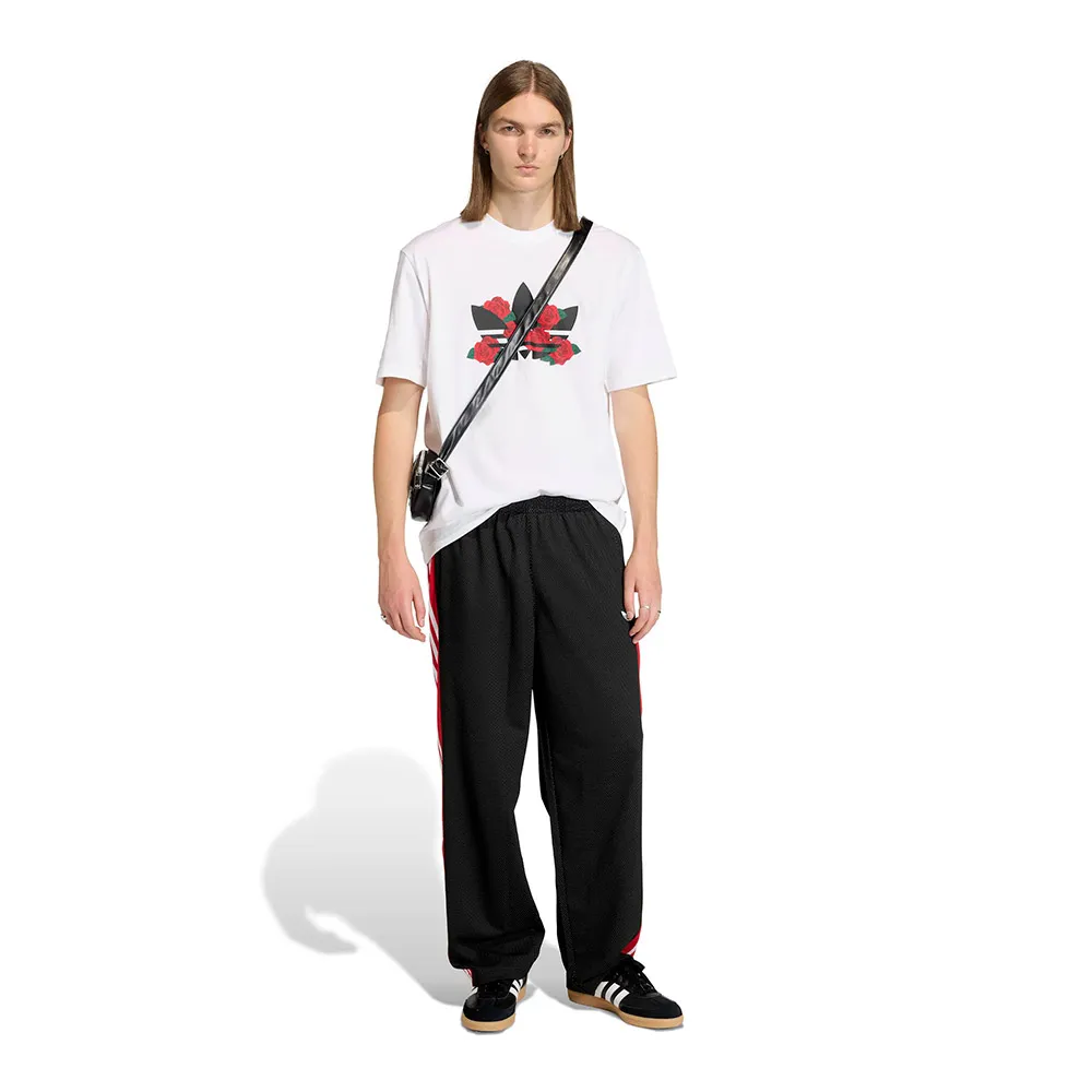 Свободные сетчатые брюки adidas Originals, черный — фото 4