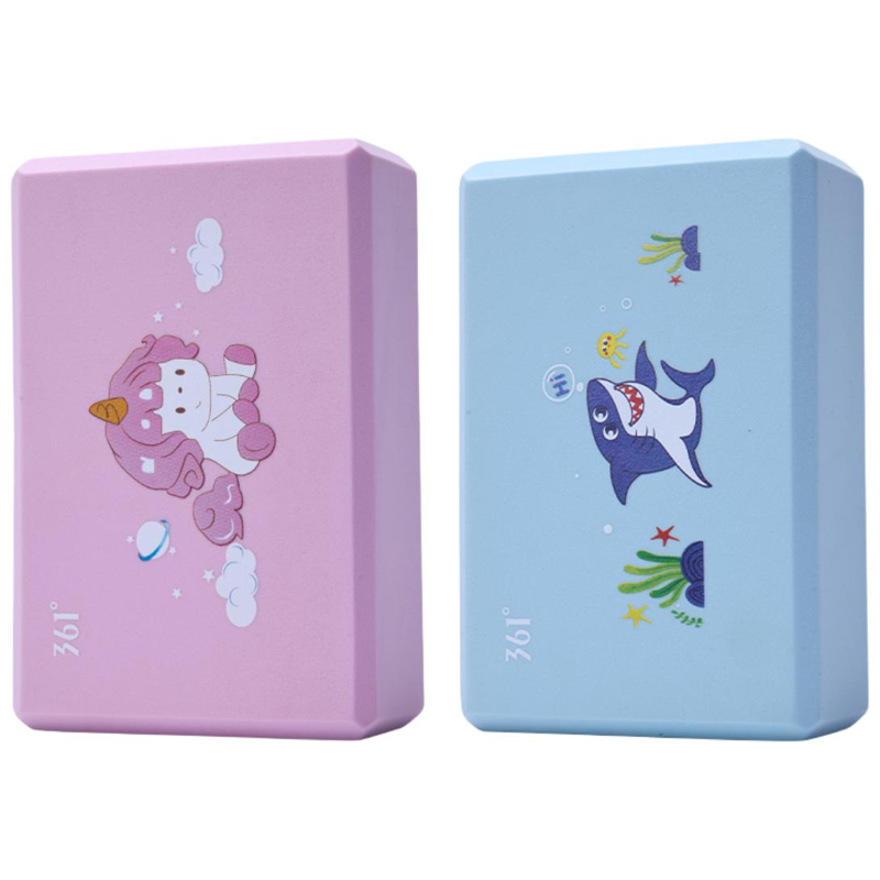 

Блок для йоги EVA для танцевальных тренировок Unisex 361°, светло-розовый+sky синий