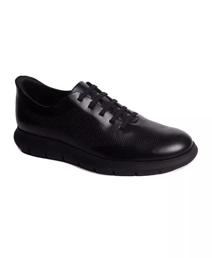 

Мужские оксфорды Gold Street Hands-Free Slip On Technology из легкой кожи Marc Joseph New York, черный