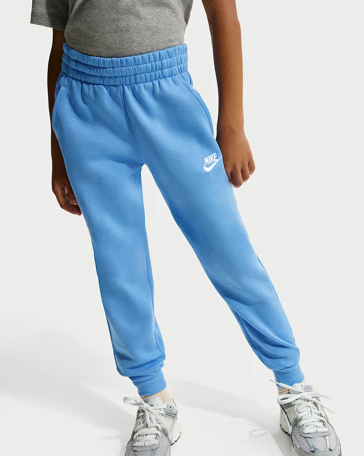 Джоггеры Nike Sportswear Club Fleece для старших детей, University Blue/White — фото 2