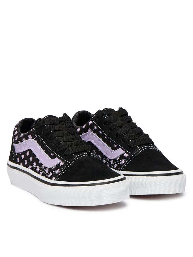 Vans Кроссовки Old Skool VN000Y1BPRP1 из черной ткани — фото 2