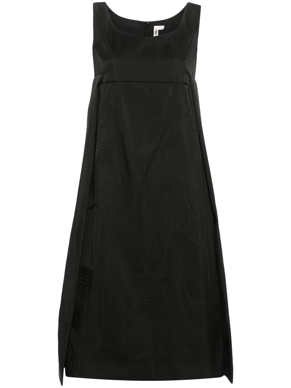 

Жаккардовое платье без рукавов COMME DES GARCONS, черный