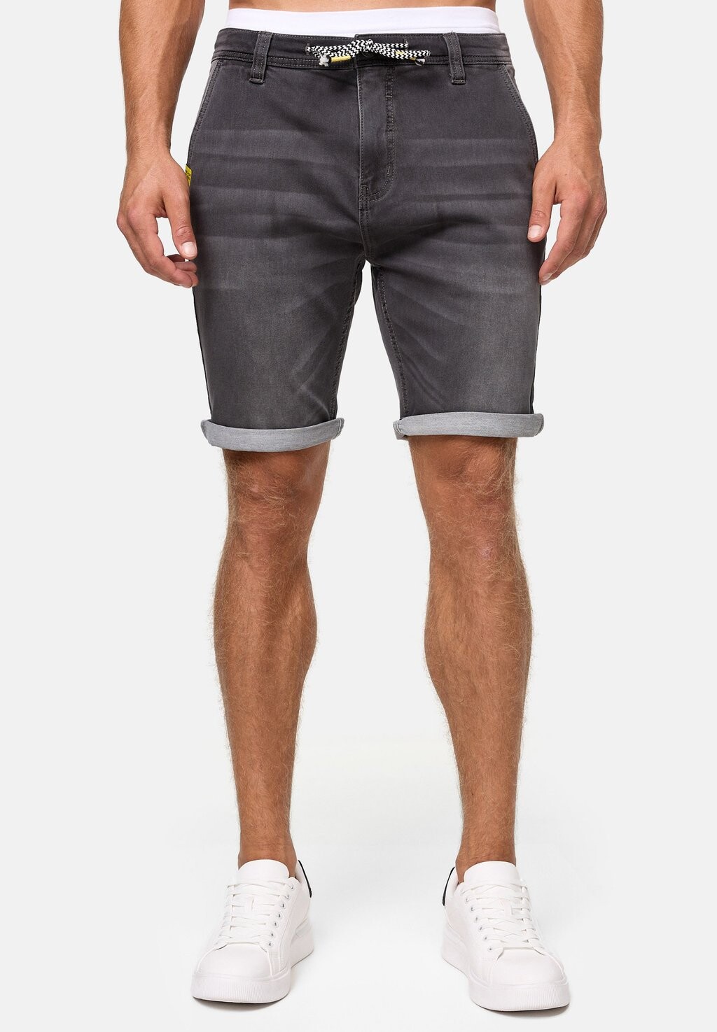 

Джинсовые шорты INDICODE JEANS, цвет raven