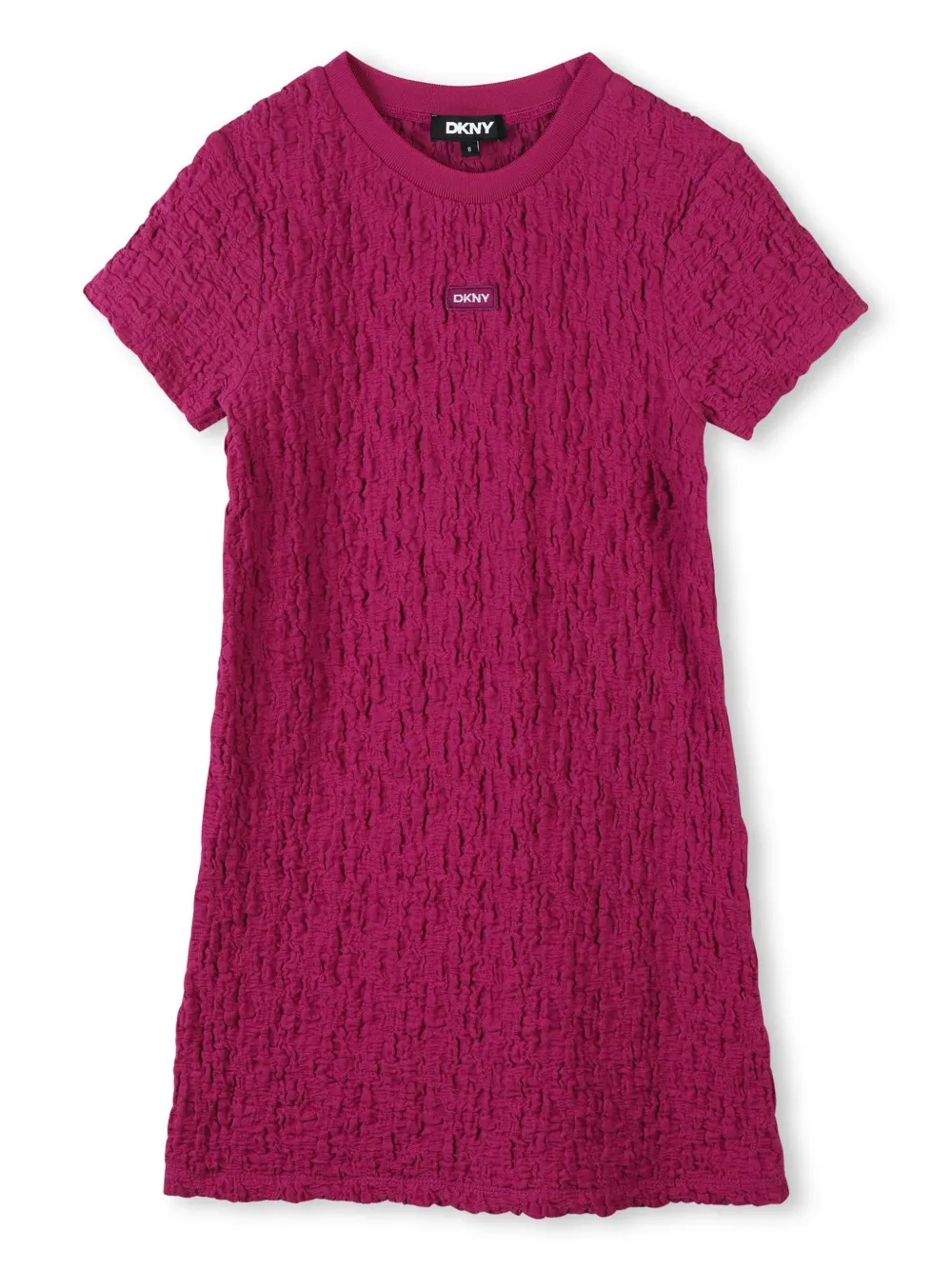 

Фактурное платье Dkny Kids, розовый