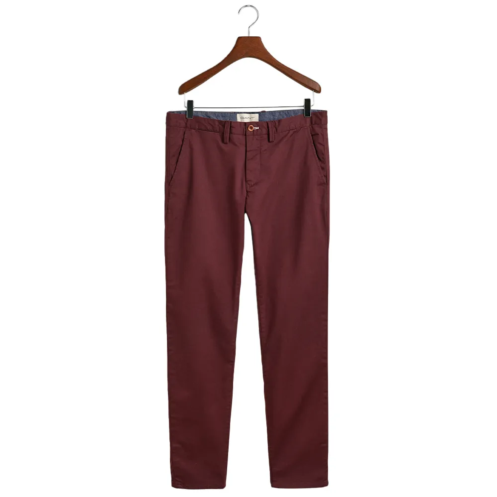 

Брюки чинос Gant Twill Slim Fit, красный