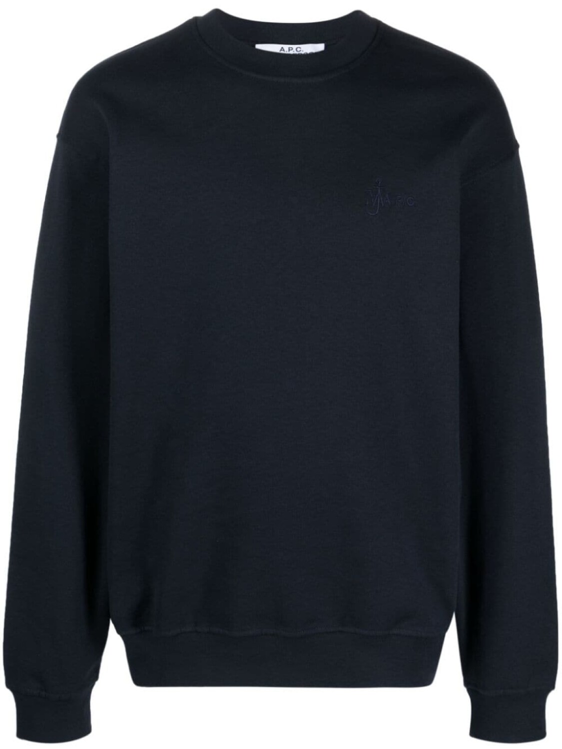

A.P.C. толстовка с логотипом из коллаборации с JW Anderson, синий