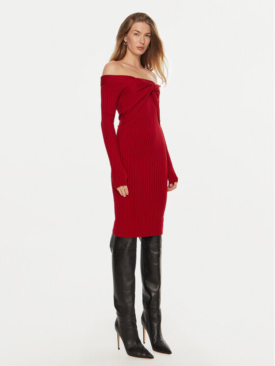 

Коктейльное платье узкого кроя Guess, красный