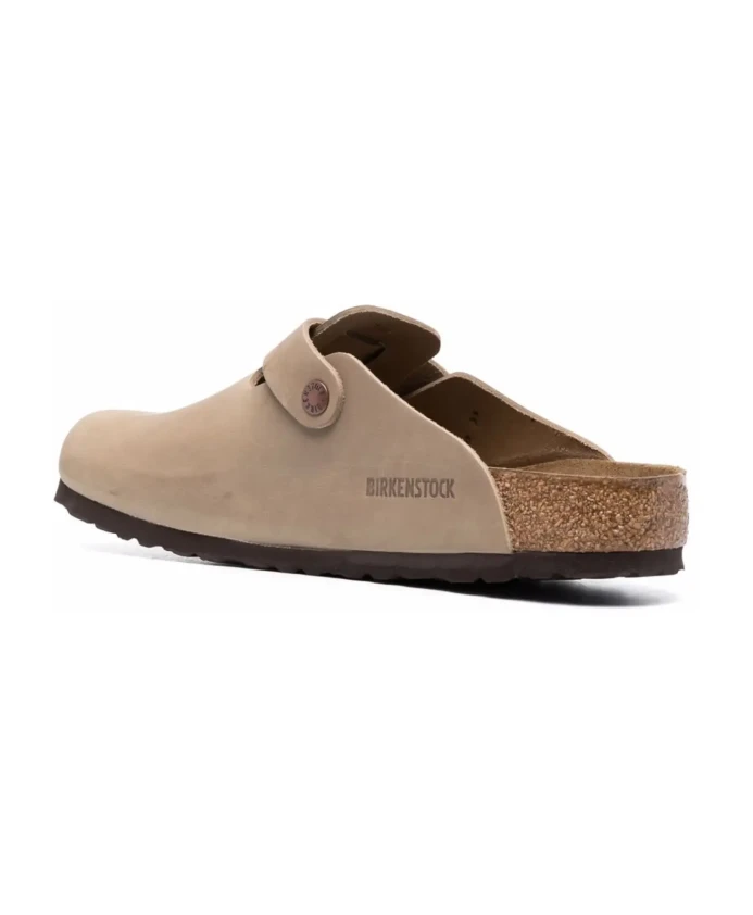 Мюли Birkenstock Boston из натуральной кожи, табачно-коричневый — фото 3