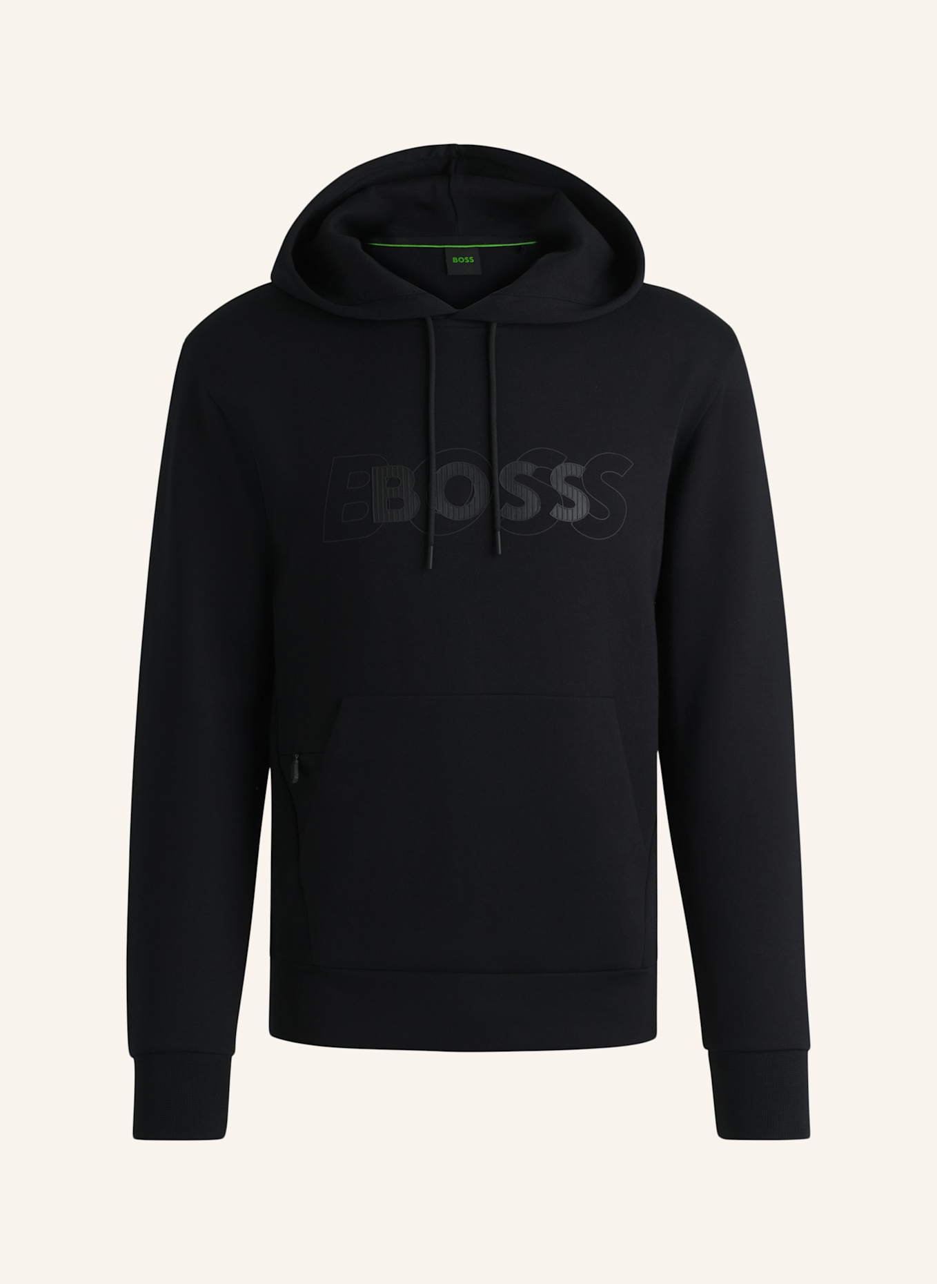 

Толстовка soody dn значок обычный крой Boss, черный