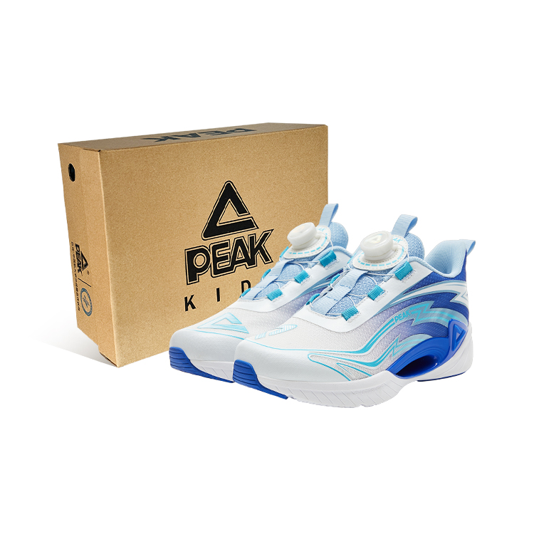 

Flick 002 устойчивые к истиранию легкие амортизирующие дышащие нескользящие детские беговые кроссовки для подростков PEAK, синий