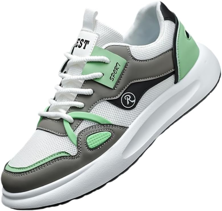 

Мужские спортивные кроссовки Hhhchpm - дышащие, с нескользящей подошвой, повседневные, зеленый