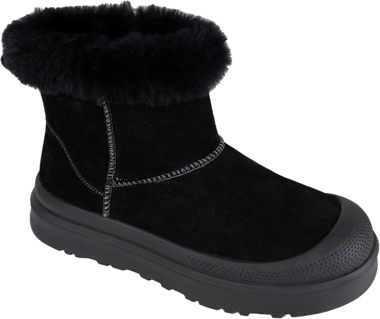 

Мужские зимние сапоги с меховой подкладкой, выполненные из черного замша. Оснащены прочной, устойчивой к скольжению толстой подошвой и мягкой, плюшевой внутренней отделкой, эти зимние ботинки идеально подходят для походов Generic