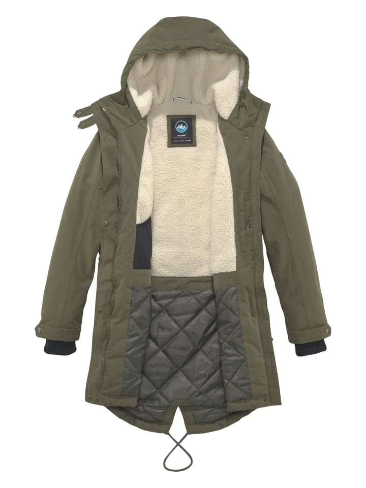 

Polarino Функциональная парка цвета хаки