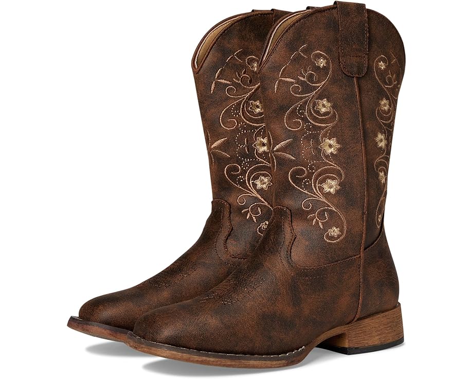 

Детские ботинки Roper Bailey (Toddler/Little Kid) Roper Kids, Vintage Brown Faux Leather Upper