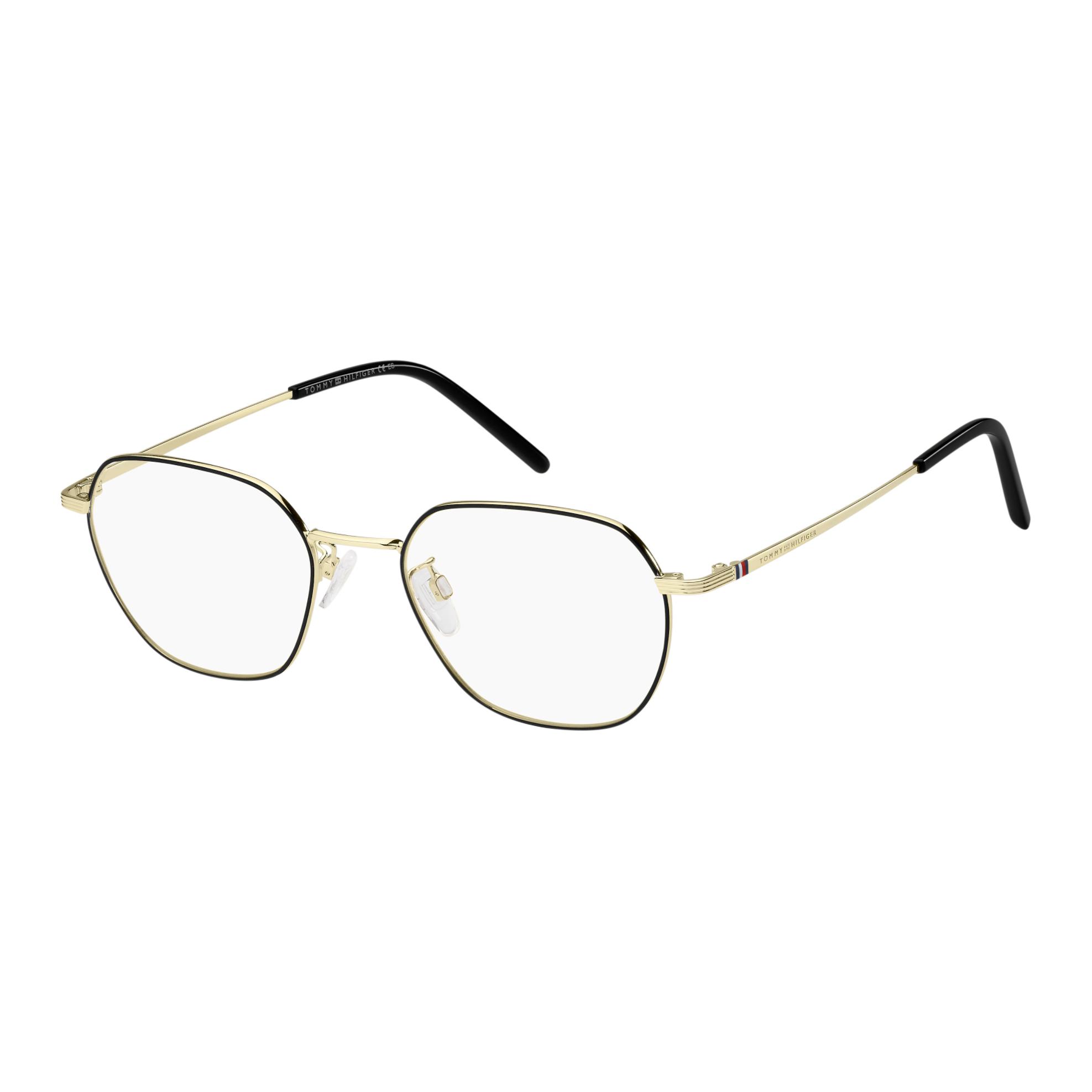 

Tommy Hilfiger Квадратные очки унисекс золото/черный, Gold/Black