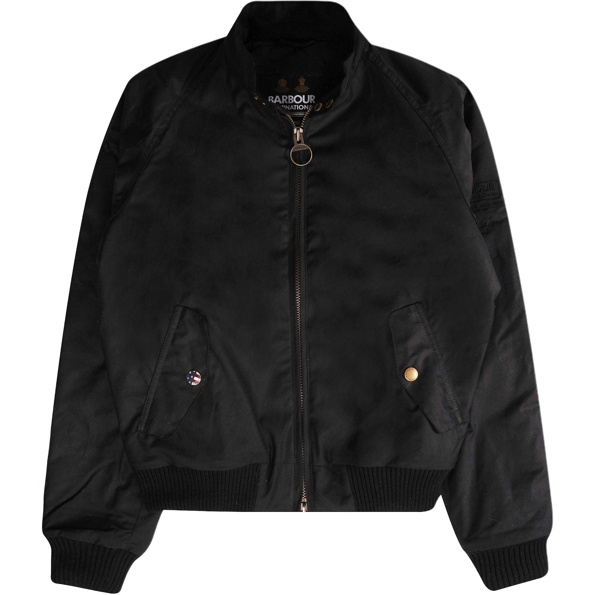 

Куртка из вощеной ткани "Торговый воск" Стива Маккуина Barbour, черный