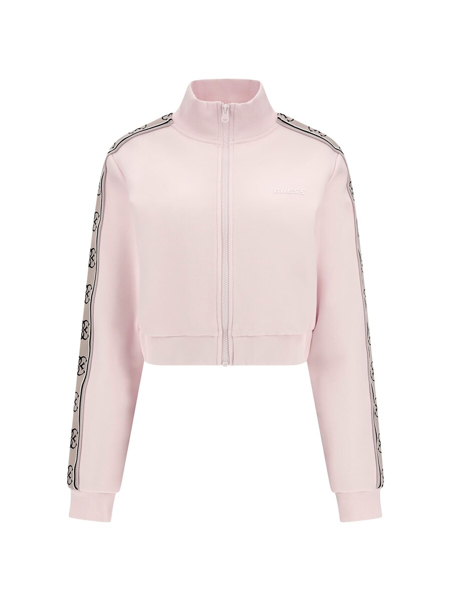 

Толстовка с капюшоном на молнии GUESS, розовый