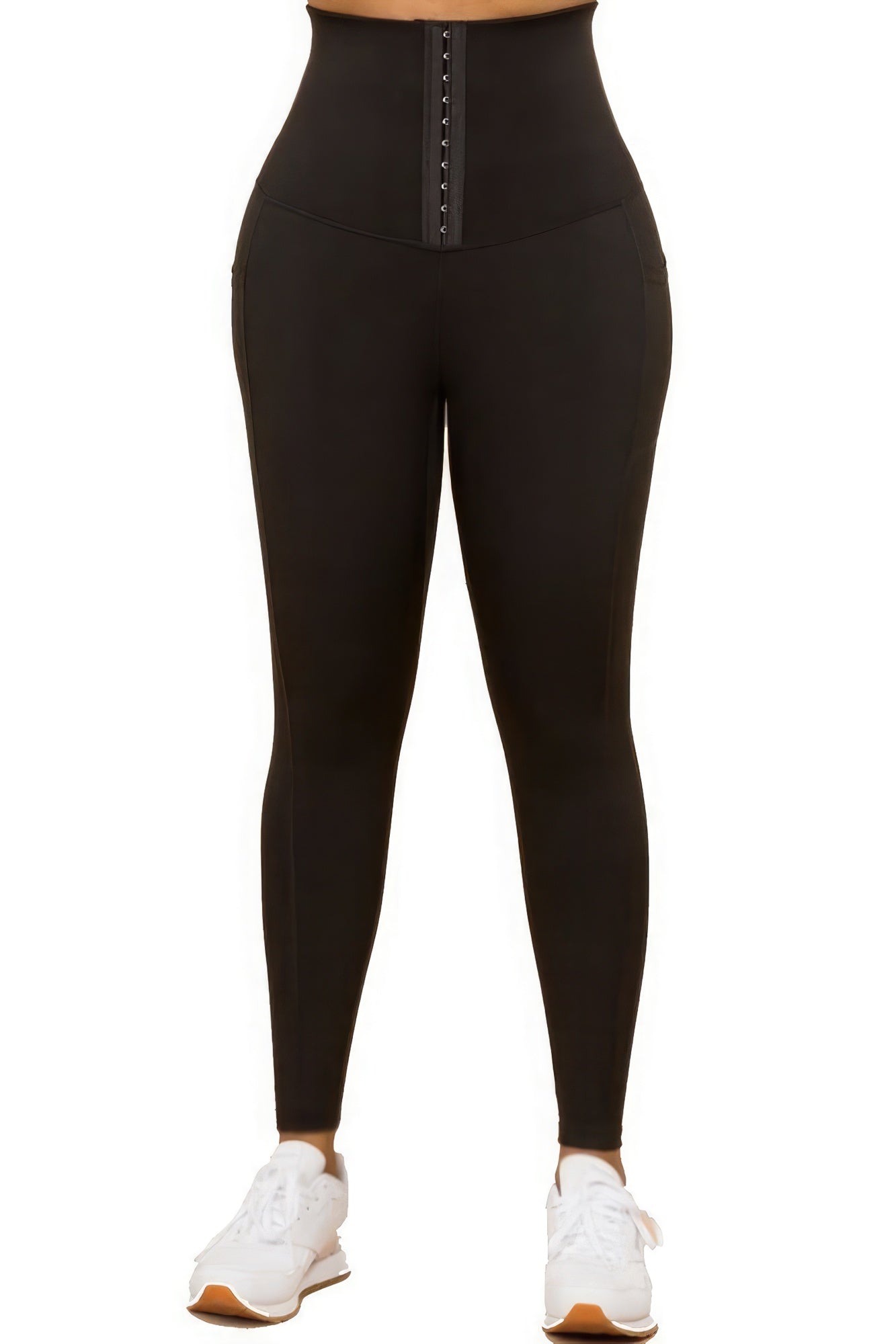

FASHNZFAB Body Shaper Модные леггинсы для йоги, черный
