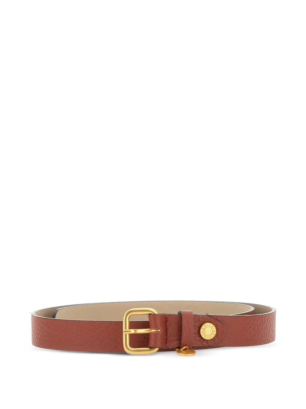 

Ремень с пряжкой GIANNI CHIARINI, коричневый