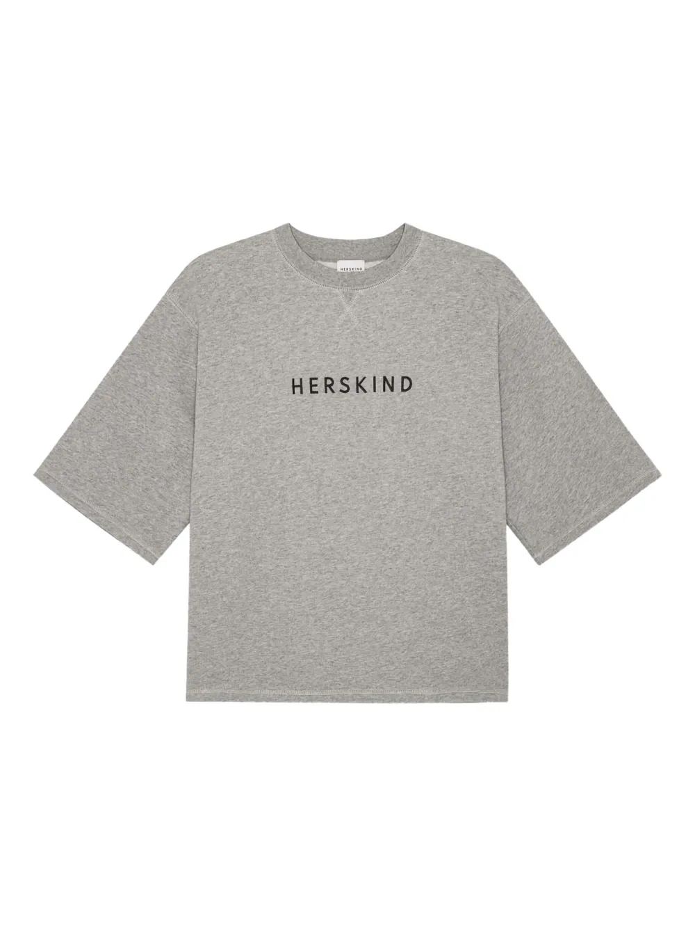 

Футболка Linette с вышивкой HERSKIND, серый