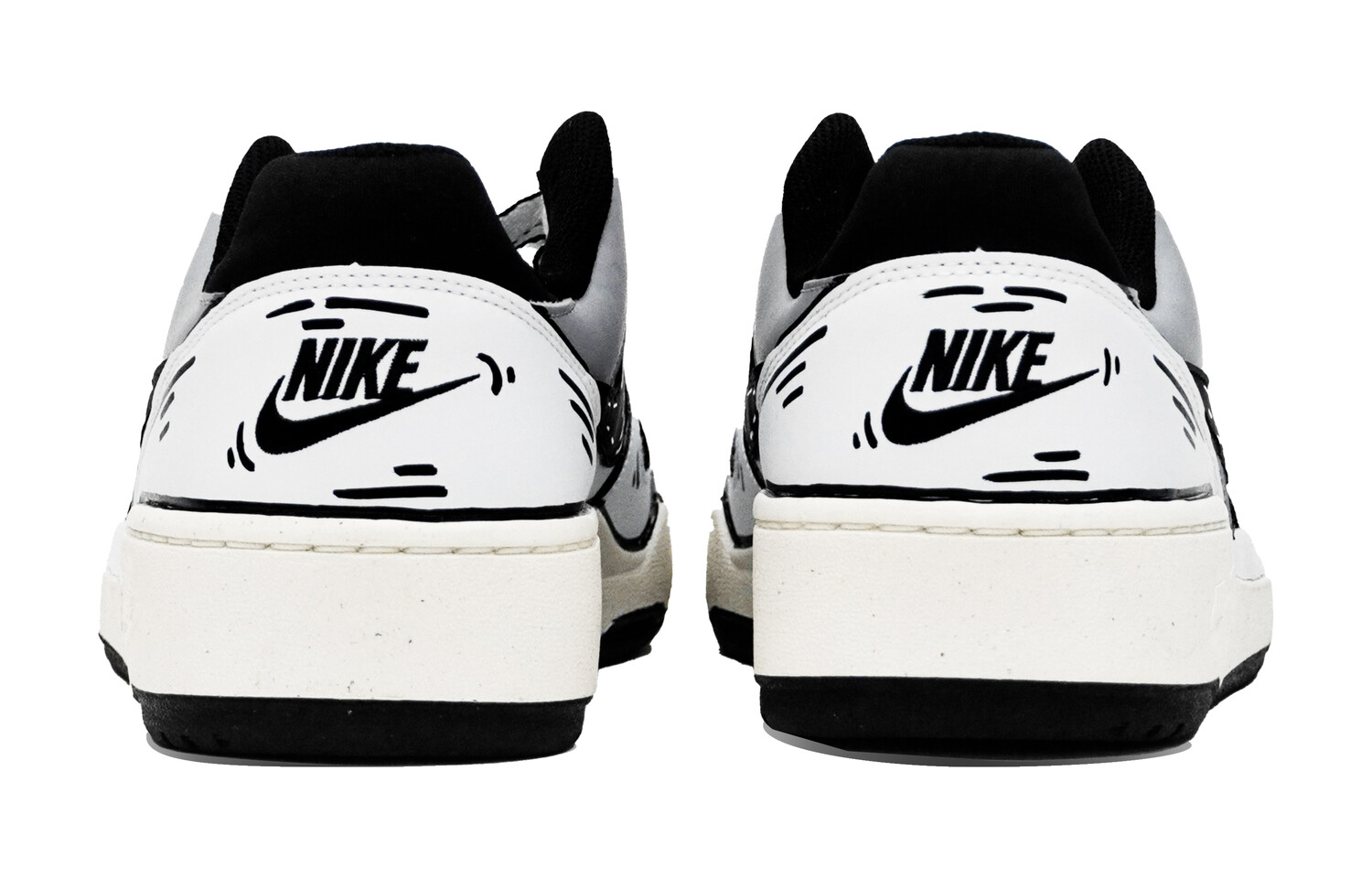 Мужские кроссовки для скейтбординга Nike Full Force, Black — фото 3