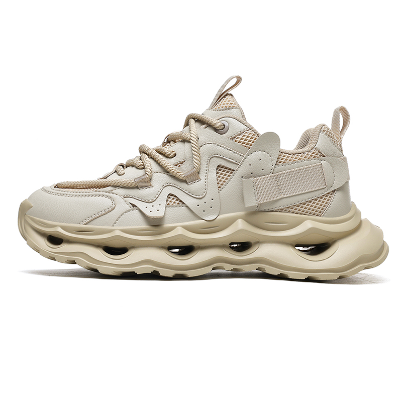 

FACKRAM Мужские повседневные низкие кеды коричневые, цвет Brown