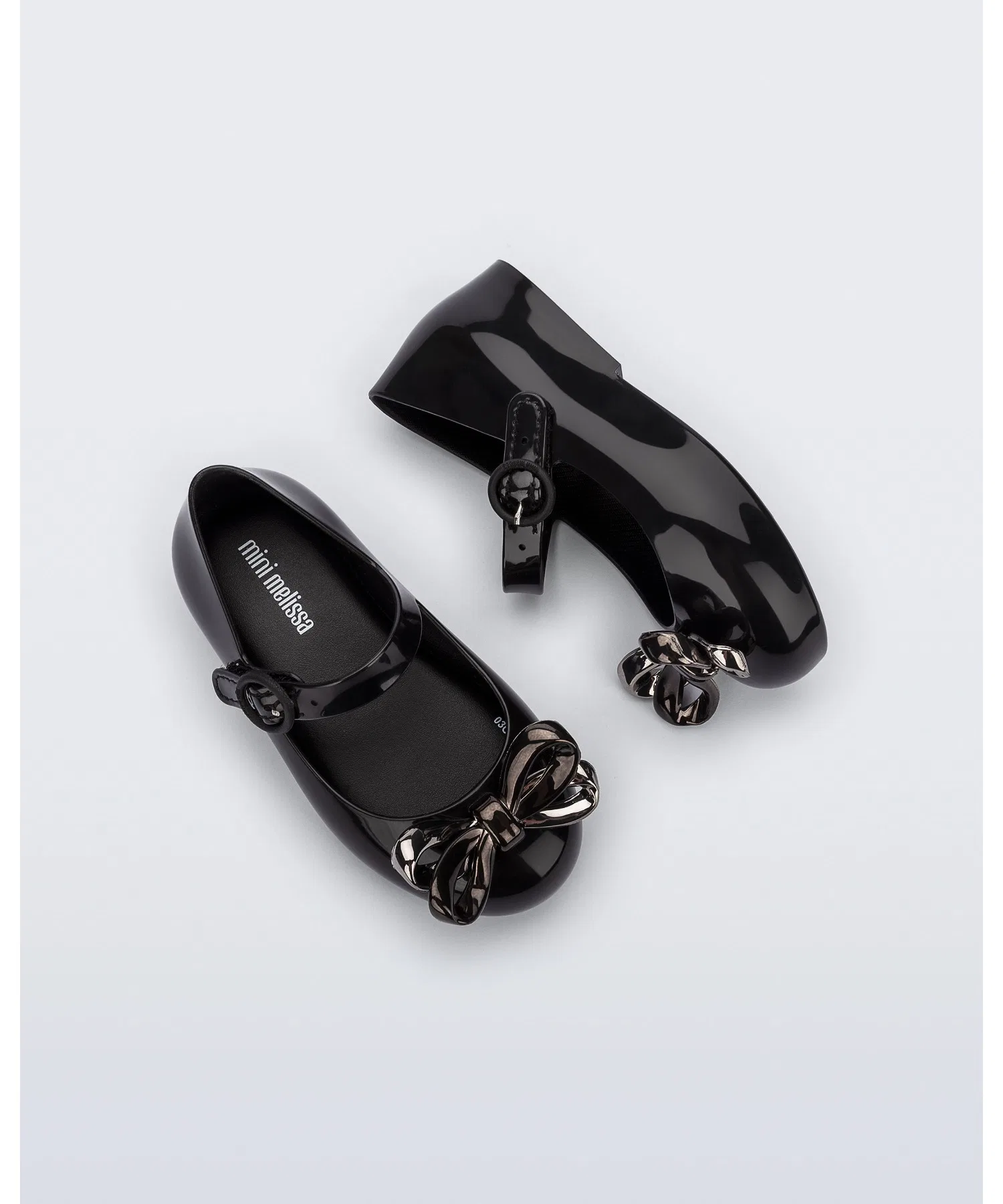 Детские балетки Melissa Sweet Love Glam чёрные