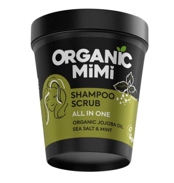 

ORGANIC MiMi Шампунь-пилинг все в одном Морская соль и мята, 280 мл