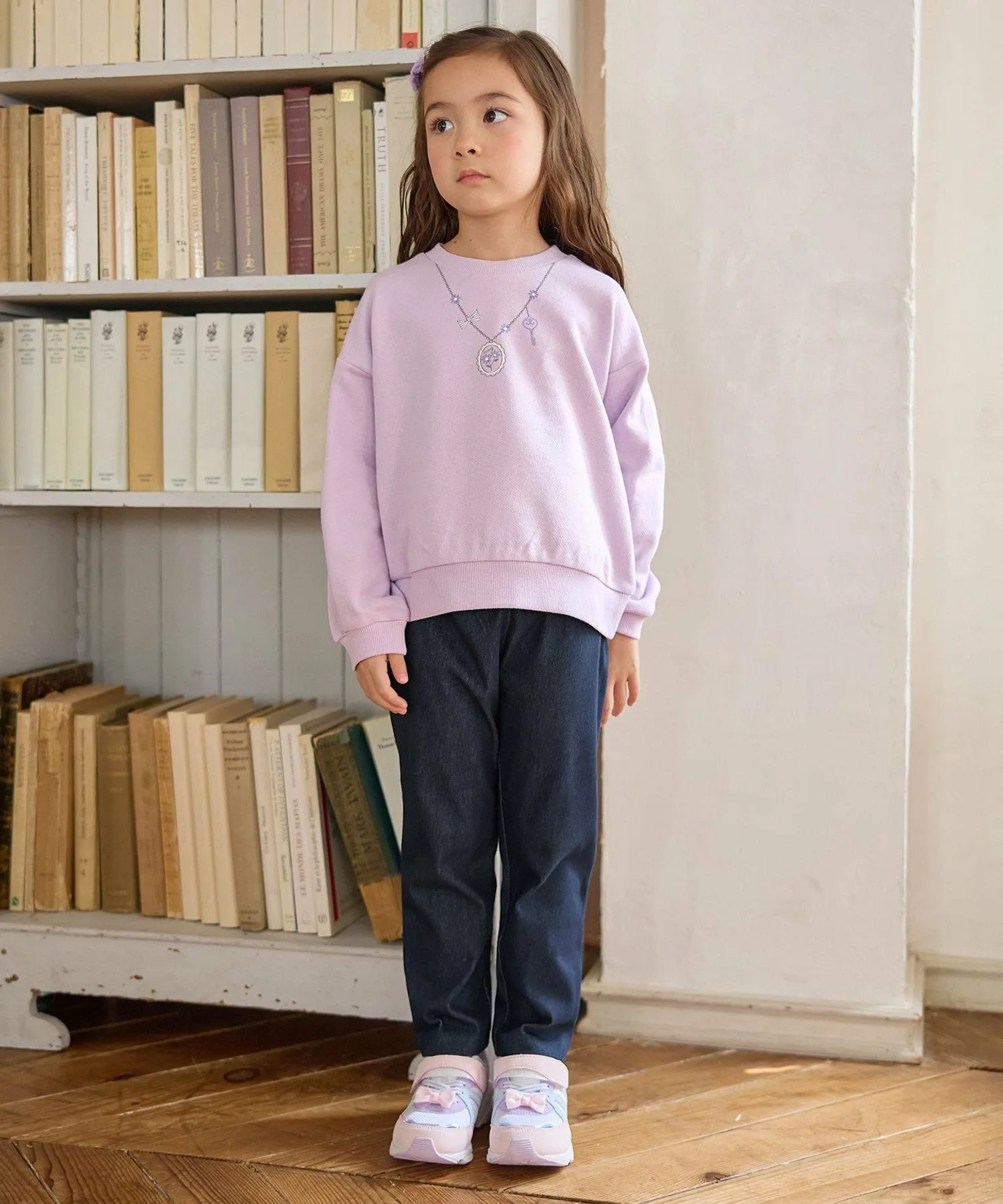 7 Дней в неделю: Кошачьи штаны ANY KIDS, Denim [775] — фото 4