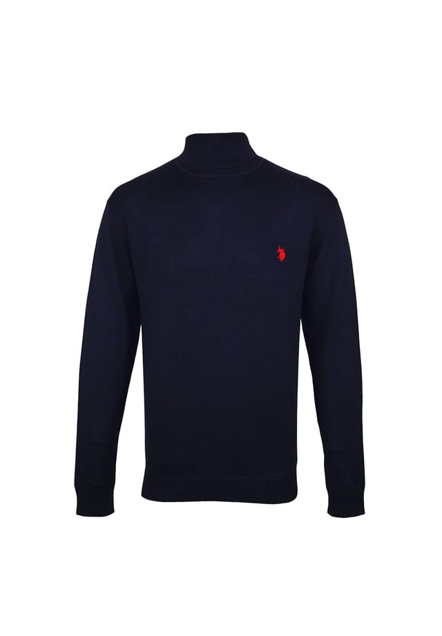 

Свитер водолазка рубашка с длинным рукавом водолазка U.S. Polo Assn., синий