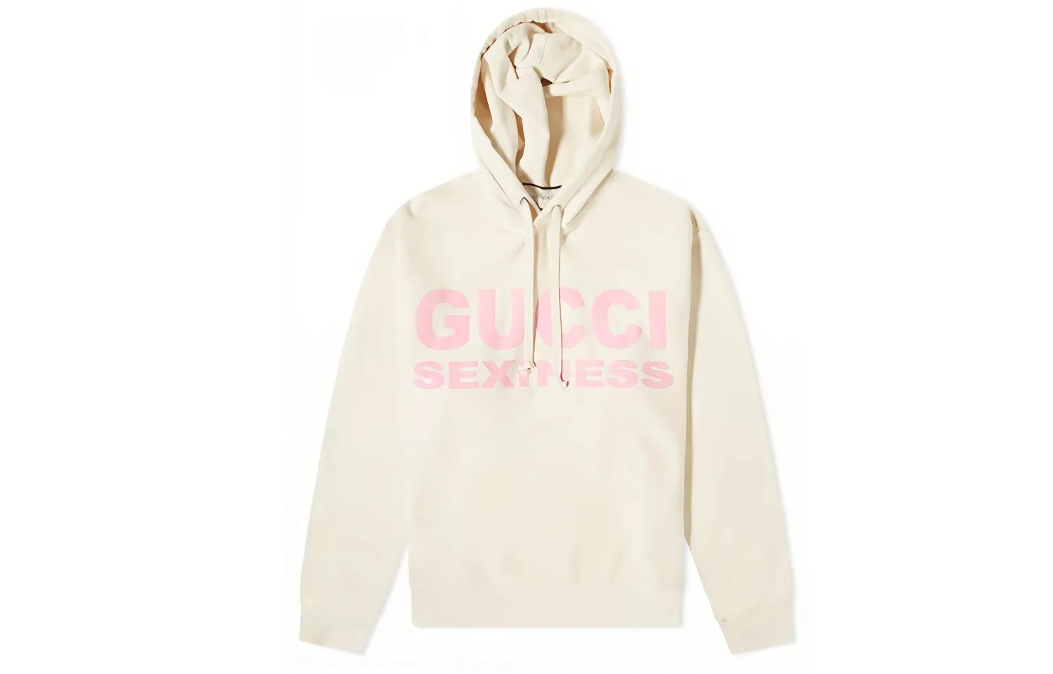 GUCCI Толстовка мужская Ecru с капюшоном Moderate Regular — фото 3