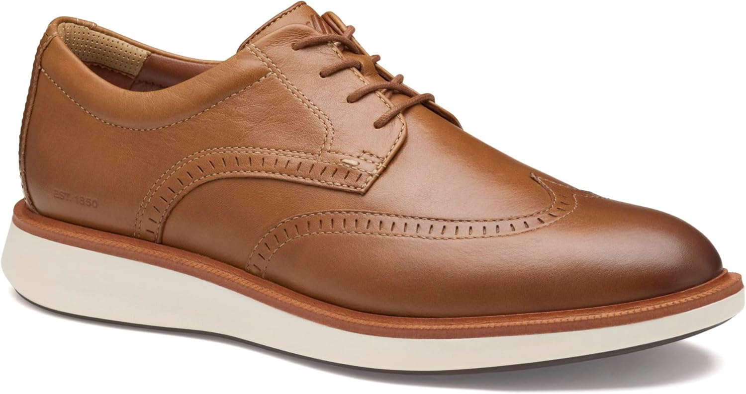 

Мужские оксфорды Johnston Murphy Xc Parker с крылышками Johnston & Murphy, Tan Waterproof Full Grain Leather