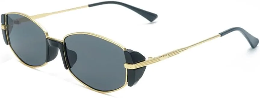 

Солнцезащитные очки в металлической оправе для женщин и мужчин, винтажные солнцезащитные очки для женщин, маленькая оправа, защита от ультрафиолета UV400 LANGSER, 2