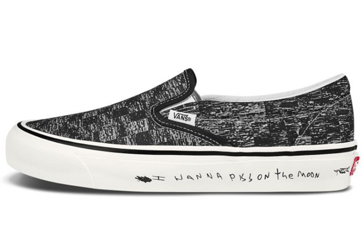 

Слипоны Vans Classic Slip-On Lx Jim Goldberg Tv Static