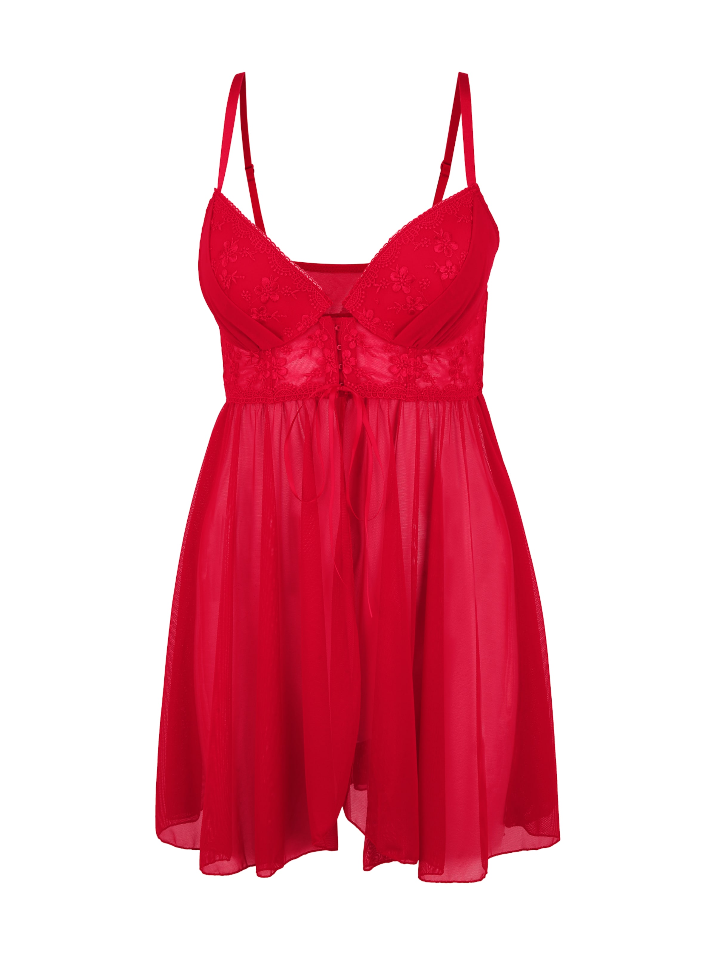 

LASCANA Пеньюар в пастельно-красном цвете