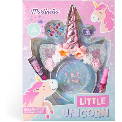 

Набор косметики и аксессуаров Unicorn 1 Фантастическая повязка на голову Unicorn 2 Наклейки для блеска для губ Аксессуары для красоты Набор для красоты и волос для детей Martinelia