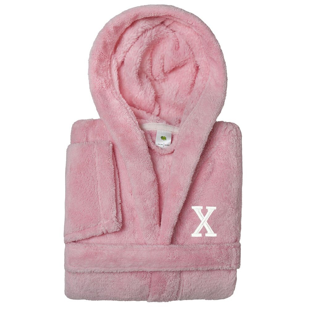 

Linum Домашний текстиль Персонализированный детский халат Linum SUPER PLUSH с двойным начесом и капюшоном Linum Home Textiles, X
