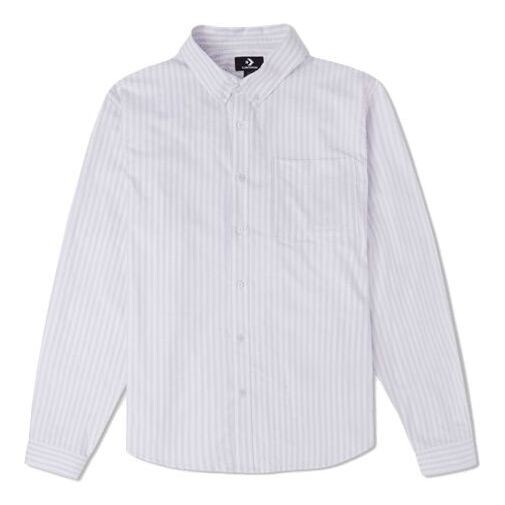 

Рубашка oxford shirt stripe 'vapor violet' Converse, голубой