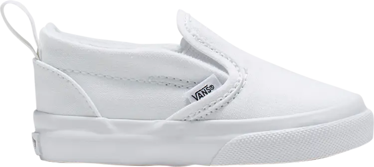 

Кроссовки Slip-On V Toddler 'Triple White', белый