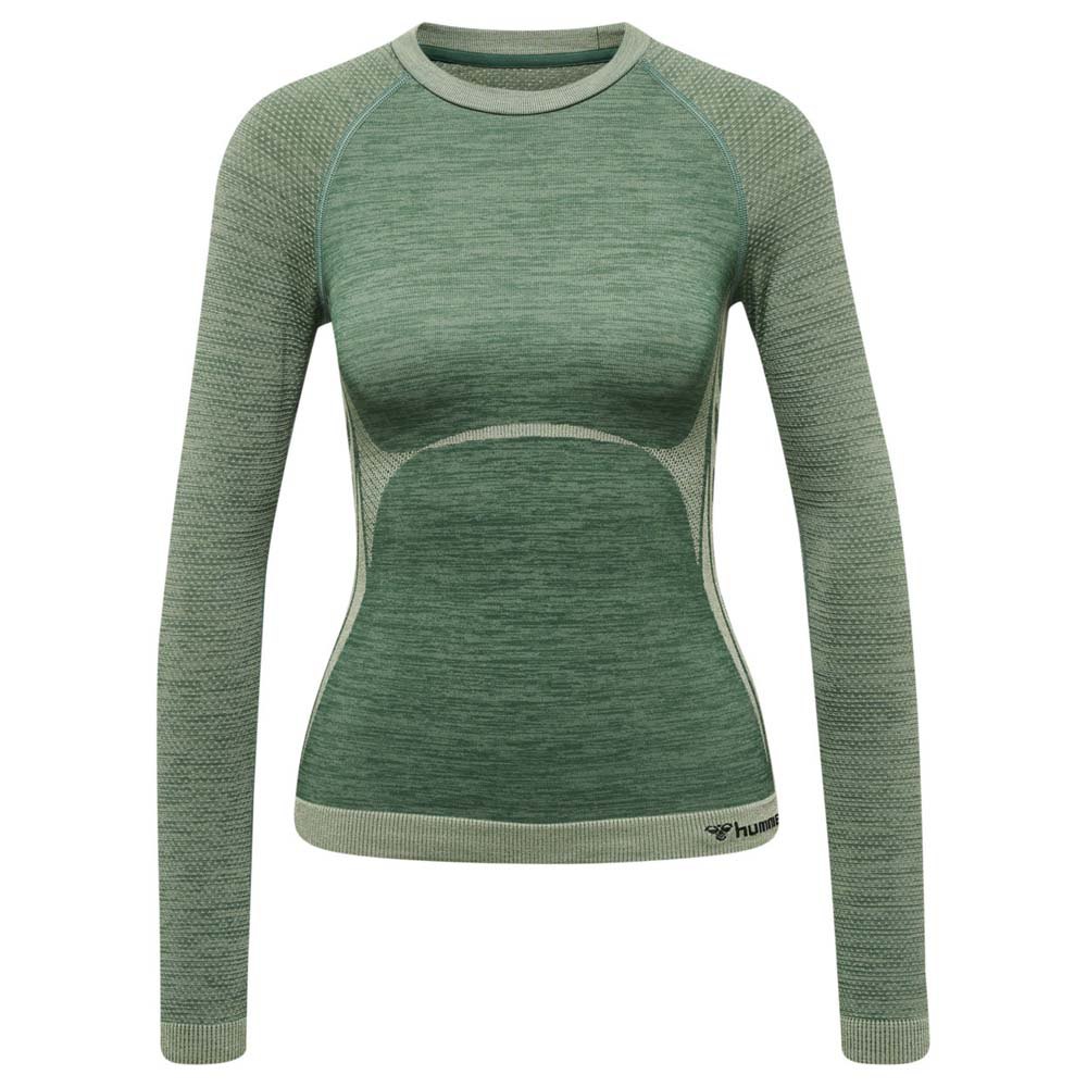 

Футболка с длинным рукавом Hummel Cleaa Seamless, зеленый