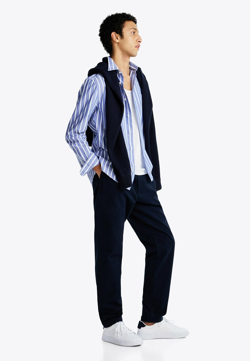 

Чиносы HARLEM PLT FINE STRUCTURED GMD Tommy Hilfiger, темно-синий