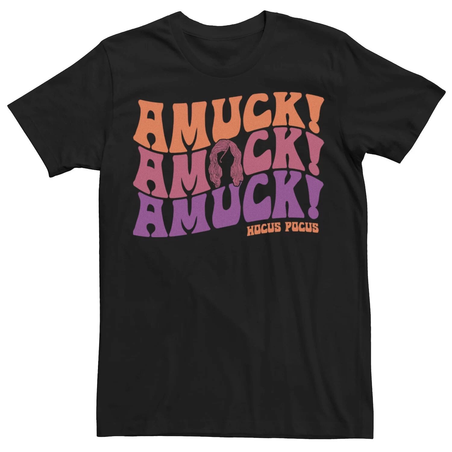 

Мужская футболка с силуэтом Hocus Pocus Amuck Licensed Character