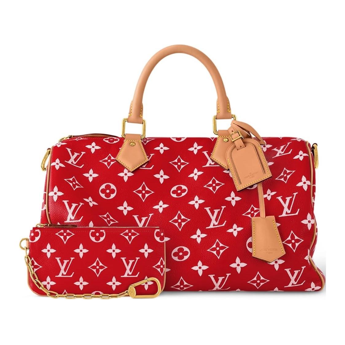 Сумка Speedy Bandouliere 30 Rouge P9 LOUIS VUITTON, basic set (bag+dust bag) — фото 2